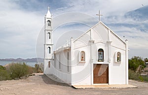 White church in Mulege