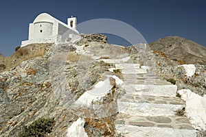 White Church in Serifos Island