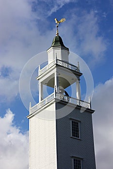 White church steeple