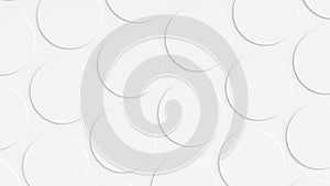 White circle background