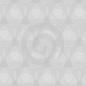White circle seamless pattern