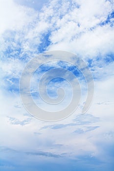 White cirrus clouds blue sky background, cumulus cloud texture, cloudy skies, cloudscape, heaven, cloudiness, ozone, overcast