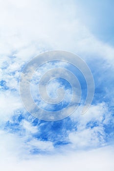 White cirrus clouds blue sky background, cumulus cloud texture, cloudy skies, cloudscape, heaven, cloudiness, ozone, overcast