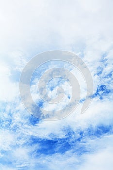 White cirrus clouds blue sky background, cumulus cloud texture, cloudy skies, cloudscape, heaven, cloudiness, ozone, overcast