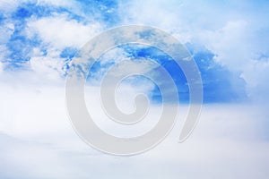 White cirrus clouds blue sky background, cumulus cloud texture, cloudy skies, cloudscape, heaven, cloudiness, ozone, overcast