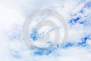 White cirrus clouds blue sky background, cumulus cloud texture, cloudy skies, cloudscape, heaven, cloudiness, ozone, overcast