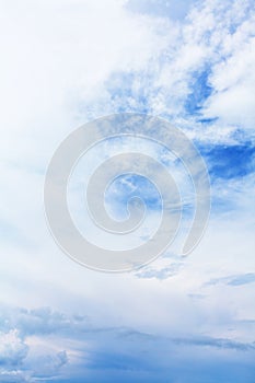 White cirrus clouds blue sky background, cumulus cloud texture, cloudy skies, cloudscape, heaven, cloudiness, ozone, overcast
