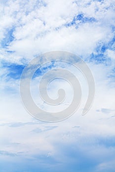 White cirrus clouds blue sky background, cumulus cloud texture, cloudy skies, cloudscape, heaven, cloudiness, ozone, overcast