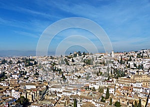 The White City of Albayzin in Granada, Spain photo