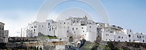 White city Ostuni panorama, Italy