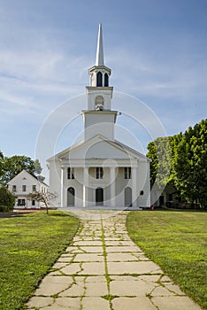 Church in Amesbury, New England photo