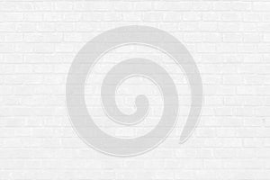 White clean brick wall  texture background