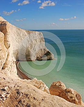 White Cliff at The Needles in Isle of Wight