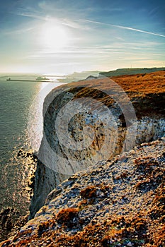 White cliffs of Dover