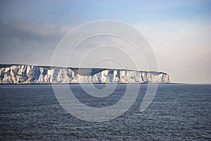 The white cliffs of Dover in Kent