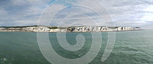 White cliffs of Dover - look from the sea