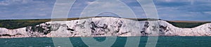 White cliffs of Dover panorama