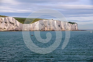 White Cliffs of Dover from Sea photo