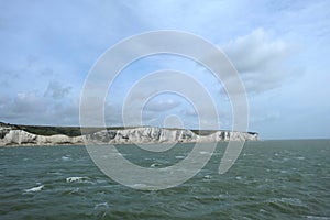 white cliffs of dover south east england sea and rock
