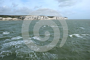 white cliffs of dover south east england sea and rock