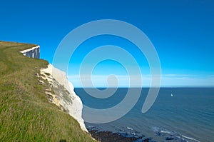 The White Cliffs of Dover on a summerâ€™s day