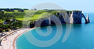 White cliffs of Etretat