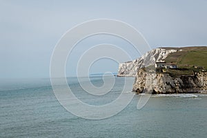 White cliffs near Freeport, Isle of Wight