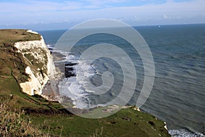 White Cliffs port of Dover, Kent, England, uk