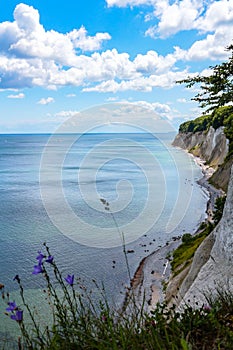 White cliffs of RÃ¼gen and the Baltic coast, Jasmund National Park, northern Germany