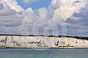 White cliffs from the sea