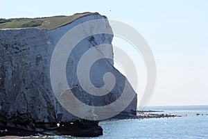 White cliffs on UK coast