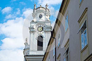 White clock tower