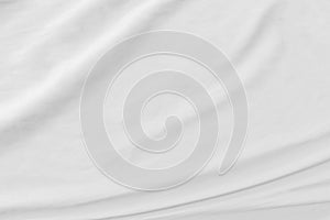 White cloth background abstract with soft waves