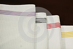 White cloth napkins