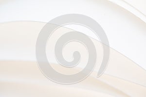 White cloth or soft paper abstract background