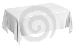 White cloth on the table