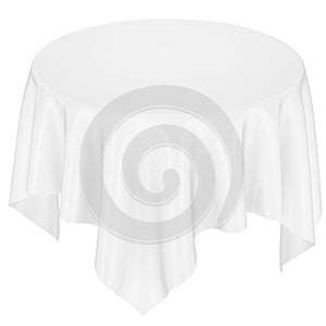 White cloth on the table