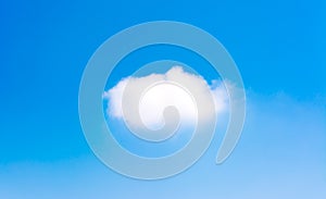 white cloud and blue sky background image