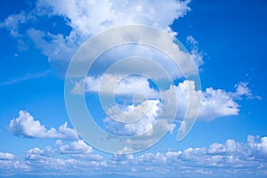 The white cloud on the blue sky in the bright day