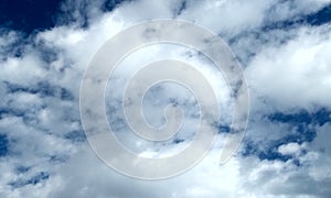 Cloud blue sky.Cloud.Single cloud in the blue sky.Lucky cloud.