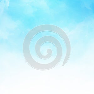 White cloud detail in blue sky illustration background co