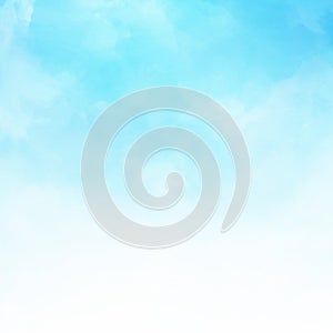White cloud detail in blue sky illustration background co photo