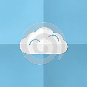 Symbolizing data storage, online services, or weather-related