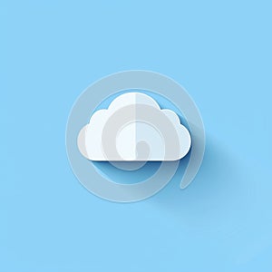 White Cloud Icon