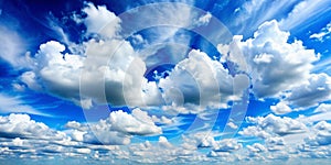 White Clouds in a Blue Sky