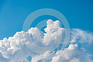 White clouds in the Blue Sky - Cumulonimbus