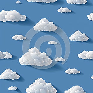 White clouds on blue sky for design creative version ailable in clouds gallery