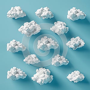 White clouds on blue sky for design creative version ailable in clouds gallery