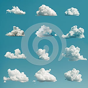 White clouds on blue sky for design creative version ailable in clouds gallery