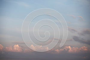 white clouds in a blue sky